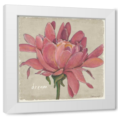 Dream Floral White Modern Wood Framed Art Print by Marrott, Stephanie