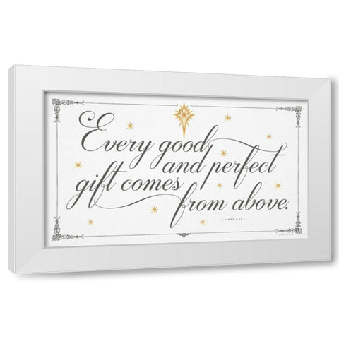Perfect Gift White Modern Wood Framed Art Print by Marrott, Stephanie