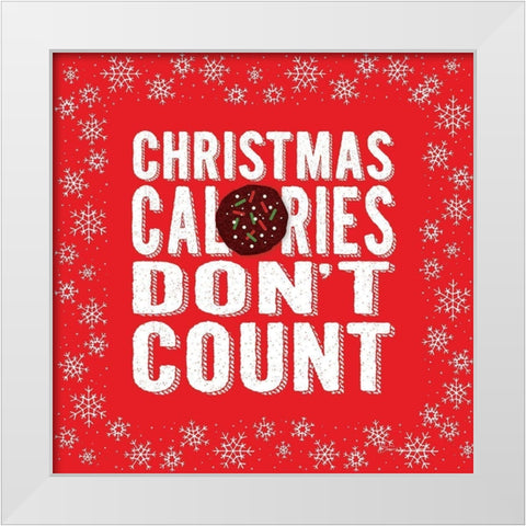 Dont Count White Modern Wood Framed Art Print by Marrott, Stephanie