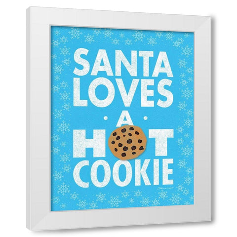 Cookie White Modern Wood Framed Art Print by Marrott, Stephanie
