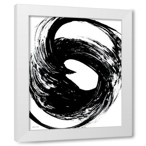 Around White Modern Wood Framed Art Print by Marrott, Stephanie