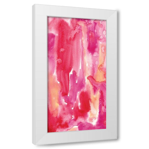 Color Wash I White Modern Wood Framed Art Print by Marrott, Stephanie