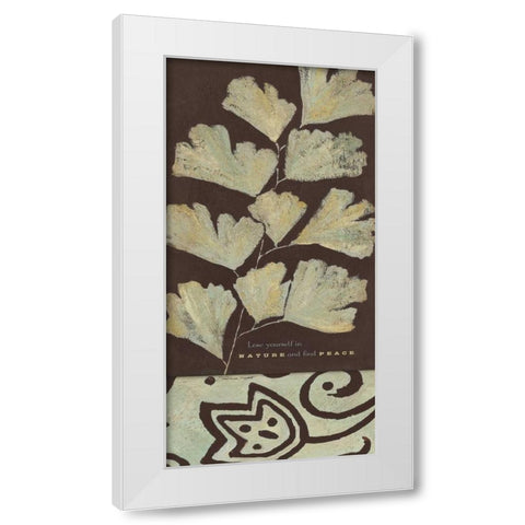 Lose Yourself White Modern Wood Framed Art Print by Marrott, Stephanie