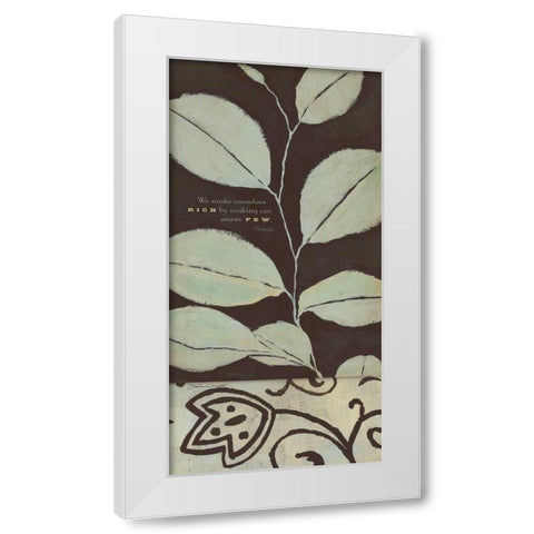 We Make White Modern Wood Framed Art Print by Marrott, Stephanie