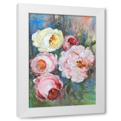 Stillife White Modern Wood Framed Art Print by Stevens, Allayn