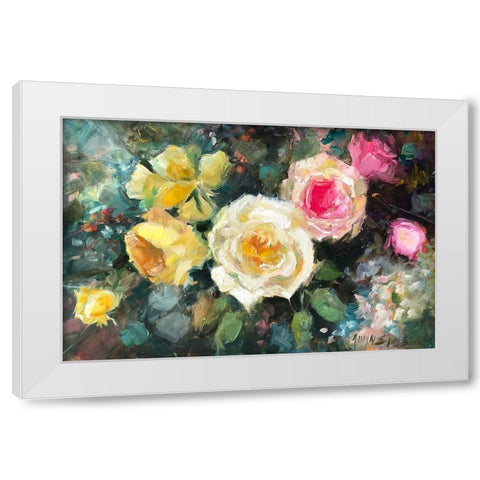 Still Life  4 White Modern Wood Framed Art Print by Stevens, Allayn