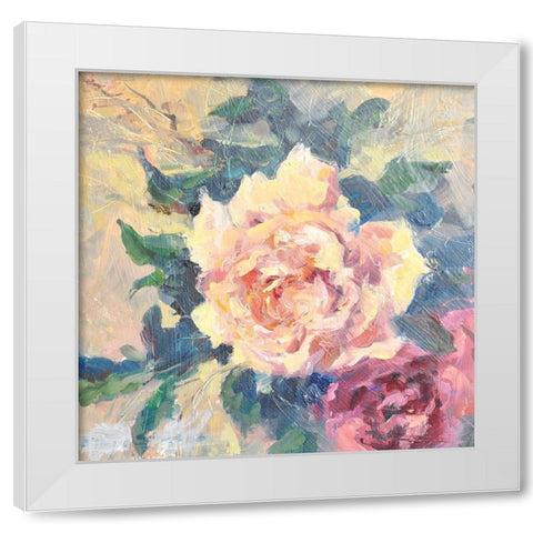 Still Life #1 White Modern Wood Framed Art Print by Stevens, Allayn