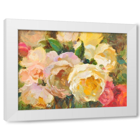 Still Life #3 White Modern Wood Framed Art Print by Stevens, Allayn