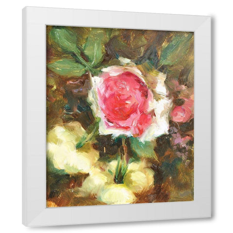 Still Life #5 White Modern Wood Framed Art Print by Stevens, Allayn