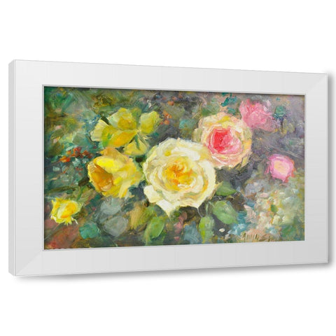 Still Life #6 White Modern Wood Framed Art Print by Stevens, Allayn