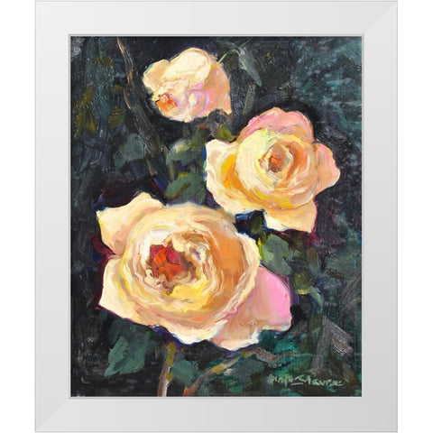 Still Life #7 White Modern Wood Framed Art Print by Stevens, Allayn