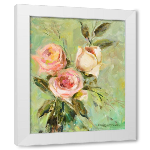 Still Life #9 White Modern Wood Framed Art Print by Stevens, Allayn