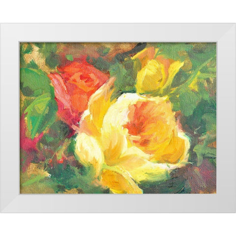 Still Life #11 White Modern Wood Framed Art Print by Stevens, Allayn