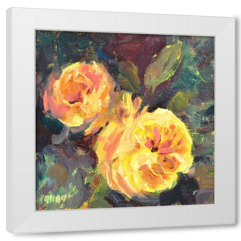 Still Life #12 White Modern Wood Framed Art Print by Stevens, Allayn