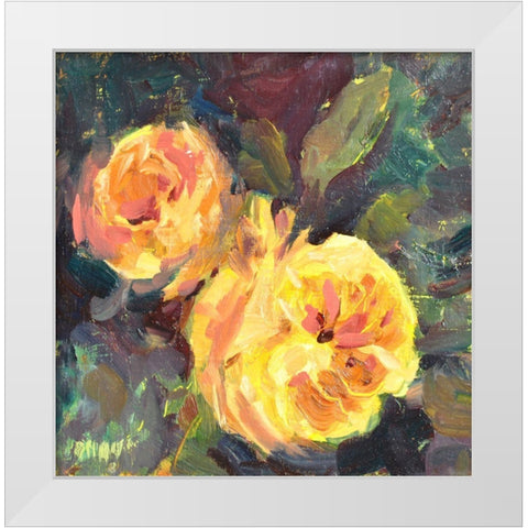 Still Life #12 White Modern Wood Framed Art Print by Stevens, Allayn