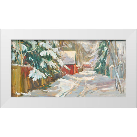 Neighborhood Drive #1 White Modern Wood Framed Art Print by Stevens, Allayn
