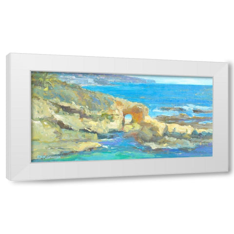 Gateway White Modern Wood Framed Art Print by Stevens, Allayn