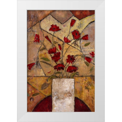 Compassion 1 White Modern Wood Framed Art Print by Bagnato, Judi