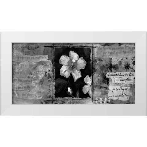 Spring Paradise 1 White Modern Wood Framed Art Print by Bagnato, Judi