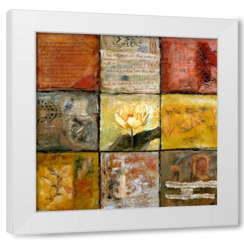 New Delight 2 White Modern Wood Framed Art Print by Bagnato, Judi