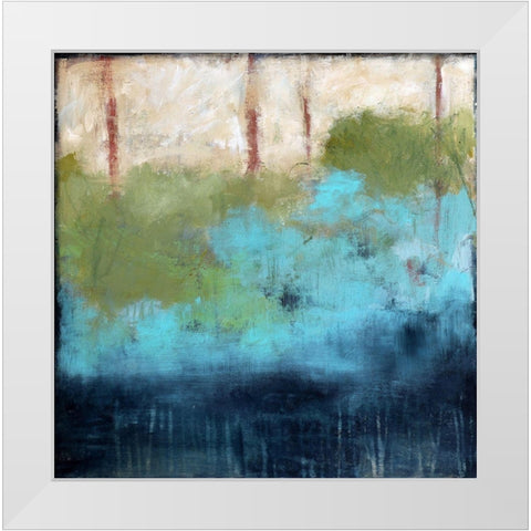 Brand New Day White Modern Wood Framed Art Print by Bagnato, Judi