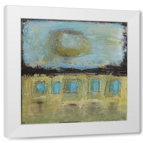 Reconnecting White Modern Wood Framed Art Print by Bagnato, Judi