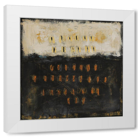 Finding A Song White Modern Wood Framed Art Print by Bagnato, Judi