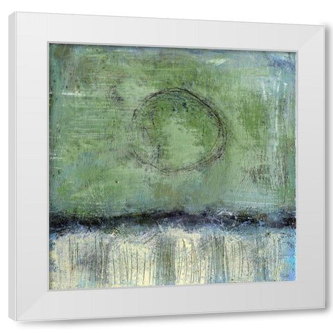 Escape From Time White Modern Wood Framed Art Print by Bagnato, Judi