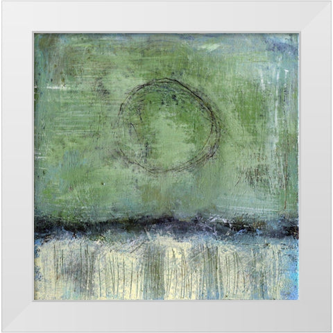Escape From Time White Modern Wood Framed Art Print by Bagnato, Judi