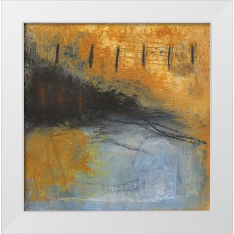 Desertscape 2 White Modern Wood Framed Art Print by Bagnato, Judi