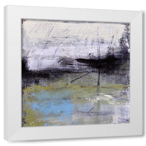 Beyond The Storm 2 White Modern Wood Framed Art Print by Bagnato, Judi