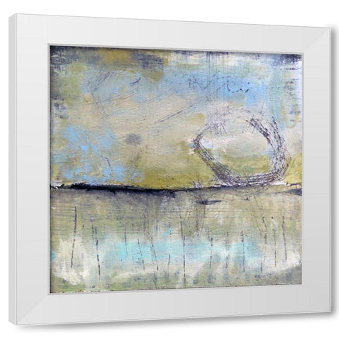 Unearthed White Modern Wood Framed Art Print by Bagnato, Judi