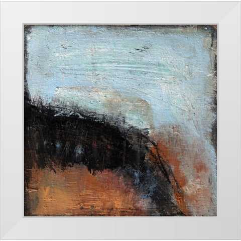 Desertscape 3 White Modern Wood Framed Art Print by Bagnato, Judi
