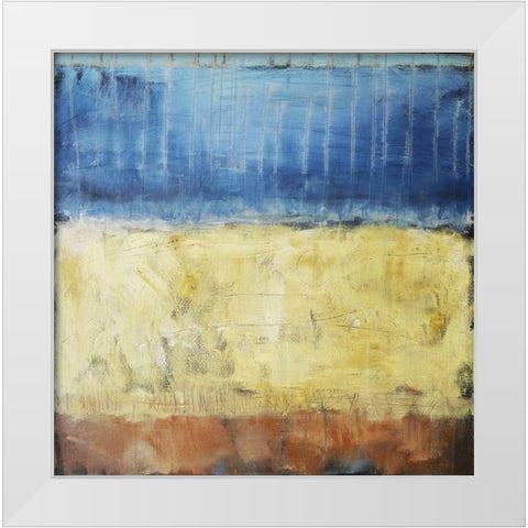 Where Hope Rises White Modern Wood Framed Art Print by Bagnato, Judi
