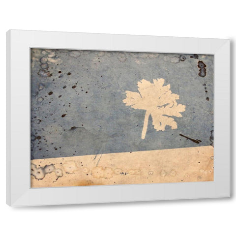 Survival White Modern Wood Framed Art Print by Blue