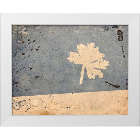 Survival White Modern Wood Framed Art Print by Blue