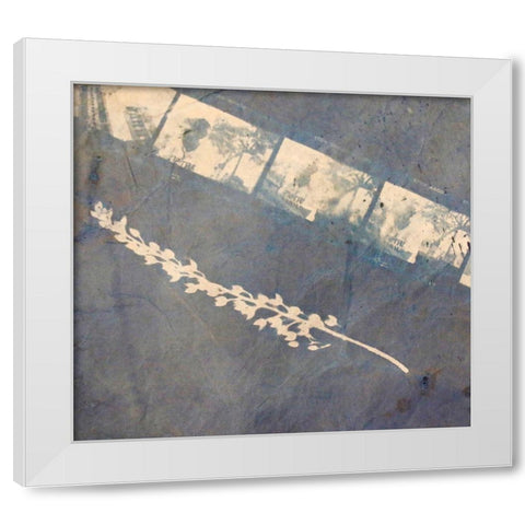 Photo Study White Modern Wood Framed Art Print by Blue