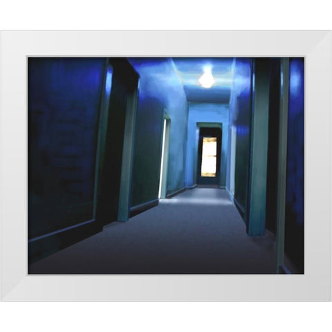 Threshold White Modern Wood Framed Art Print by Dean, Bruce