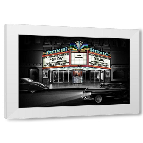 Roxie White Modern Wood Framed Art Print by Flint, Helen