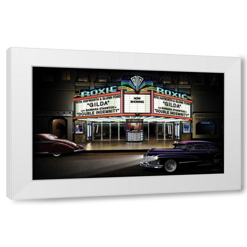 Roxie Picture White Modern Wood Framed Art Print by Flint, Helen