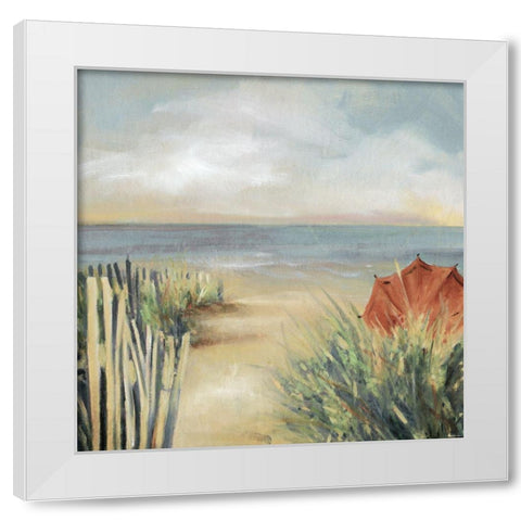 HAZ04 New Haven White Modern Wood Framed Art Print by Franklin, Elizabeth