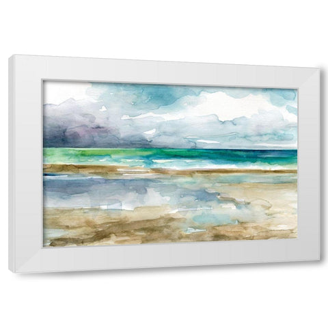 Low Tide 1 White Modern Wood Framed Art Print by Franklin, Elizabeth