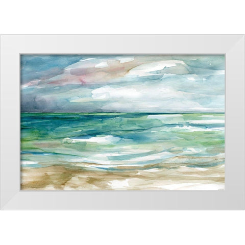Low Tide 2 White Modern Wood Framed Art Print by Franklin, Elizabeth