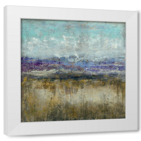 Distant 1 White Modern Wood Framed Art Print by Henry, E.