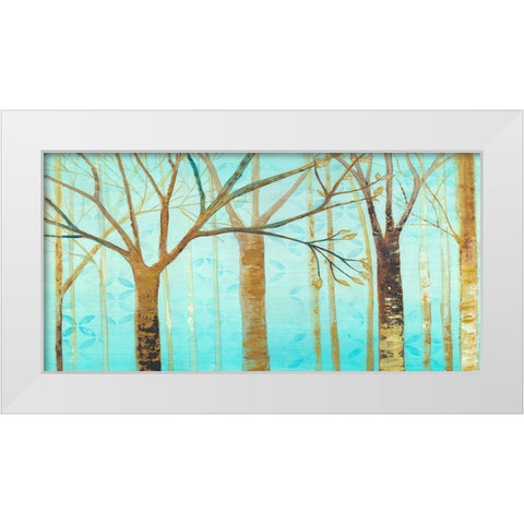 Ambient White Modern Wood Framed Art Print by TBS