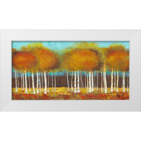 Atmoshere White Modern Wood Framed Art Print by TBS