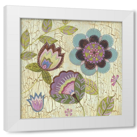 Tribeca 2 White Modern Wood Framed Art Print by TBS