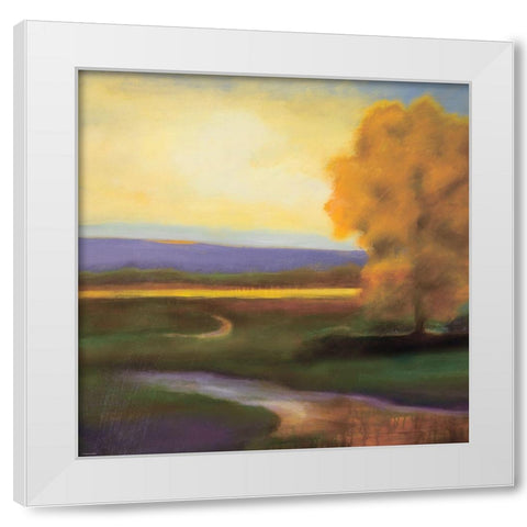 Country White Modern Wood Framed Art Print by Sokol-Hohne
