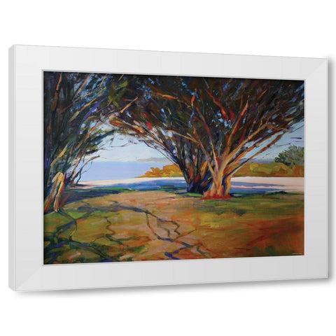 Arles White Modern Wood Framed Art Print by Sokol-Hohne