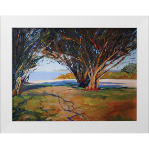 Arles White Modern Wood Framed Art Print by Sokol-Hohne